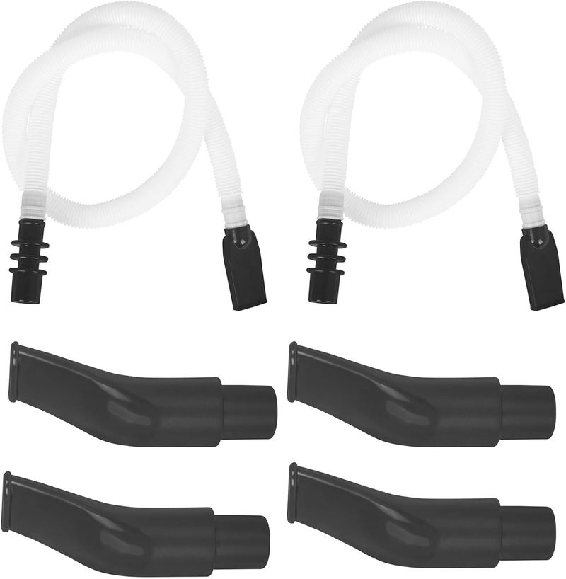 REMAGIC Melodica Mouthpieces Tube 2 Sets, 32/37 Key 59.5cm / 23.4in Long Flexible Plastic Melodica Pianica Tube, Hose Mouthpiece Replacement Parts, Musical Instrument Accessories - Image 1